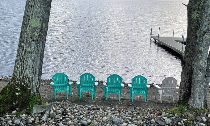 Appleton Cottage | 1-bedroom with loft cottage on beautiful Sennebec Pond with WiFi and heat pump.