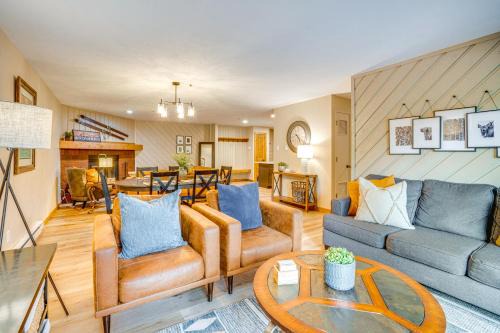 Historic District Apartment | 1 Block to Main St Modern Breckenridge Condo!
