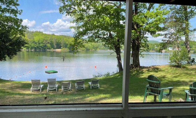 Lake Luzerne-Hadley Cottage | 1 BR Waterfront Cottage Overlooking the Water and Mountain Sunsets!