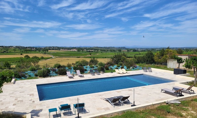 Tourbes House | 1- Maison au Coeur des Vignes