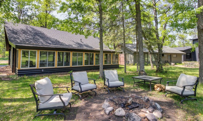 Breezy Point Cabin | 1 Mi to Beach & Lake: Breezy Point Cabin w/Yard!