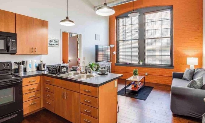 Downtown Rochester Apartment | 🌆^1 NY Style Centric Loft with King Bed by Park av