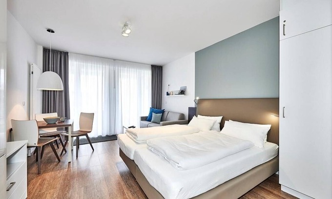 Bensersiel Apartment | 1-zimmer Apartment Nahe Nordsee mit Terrasse Inkl. Schwimmbad- & Saunanutzung