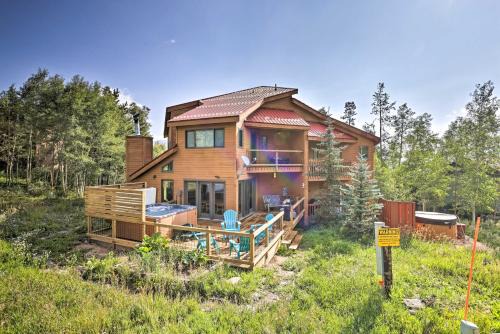 Wildernest House | 10 Mi to Keystone Resort Cabin with Private Hot Tub