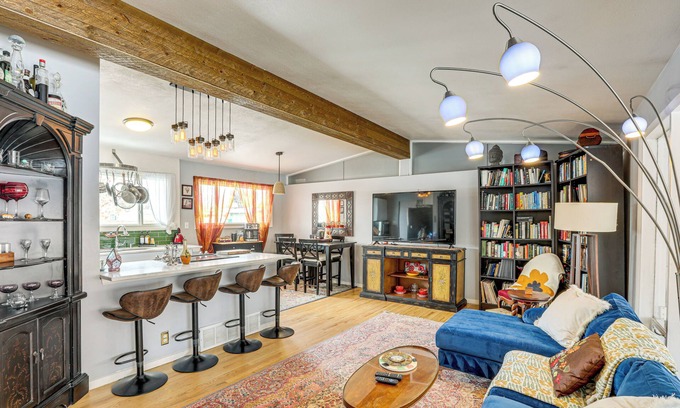 Harvey Park House | 10 Mi to Red Rocks: Denver Home w/Fire Pit!