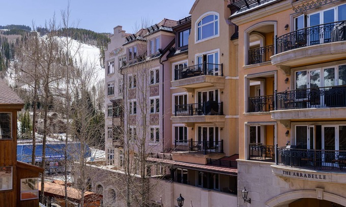 Vail Condo | 100 ft. to Gondola! Heart of Lionshead! Views, Fireplace, Balcony, Parking!