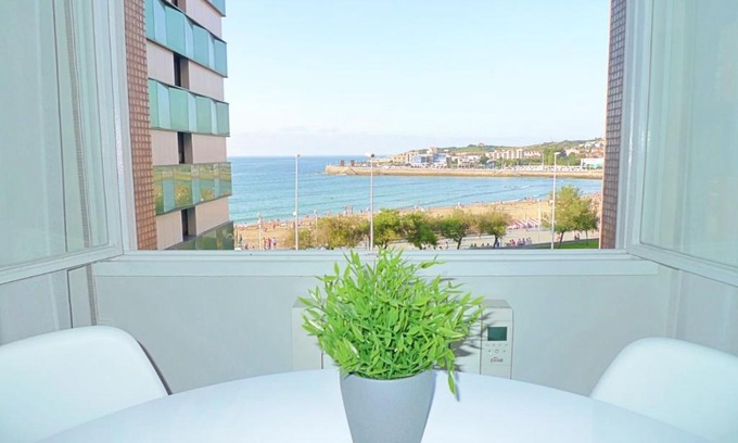 Gijon-Este Apartment | 116A - 6 personas en plena playa de Gijón