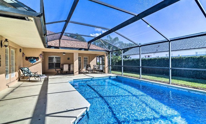 Orange Tree Villa | 12 Miles to Disney Clermont Villa with Heated Pool