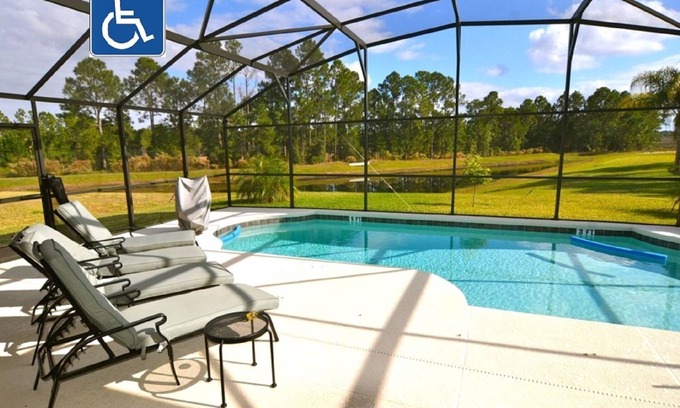 Watersong House | 15 Min to Disney, Wheelchair Accessible, Week or more for Discounts. Ok Dogs