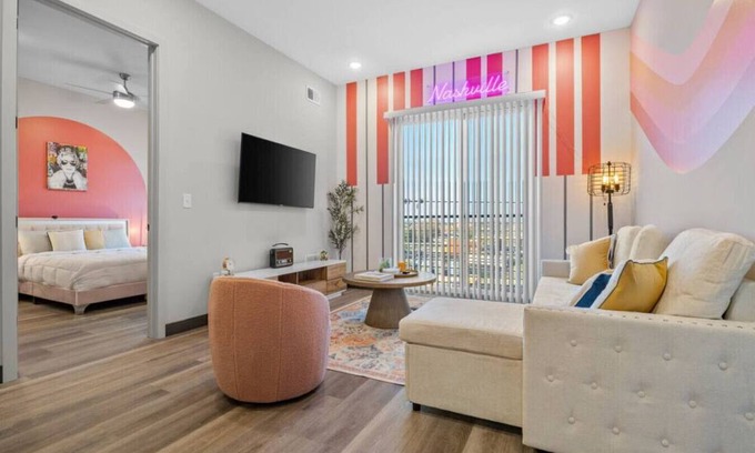 South Nashville Apartment | 1BR - 8Min to Honky-Tonks, Sleeps 4!