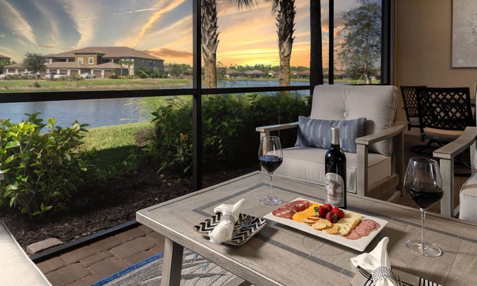 Naples Condo | 1st Floor Coach Home - WOW Decor, Water View, Resort Pool, Tennis, Pickleball