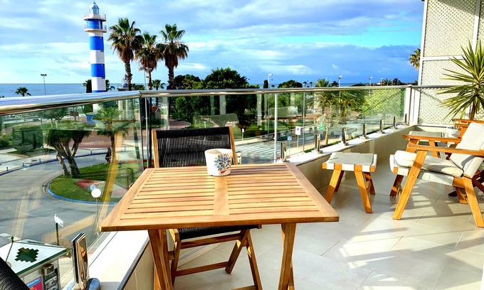 Torre del Mar Apartment | 1st line luxury apartment with stunning sea view