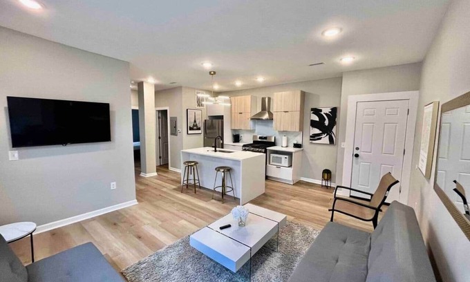 Atlantic City Apartment | 2 bedroom, kitchen 1block to beach ,parking.unit 8