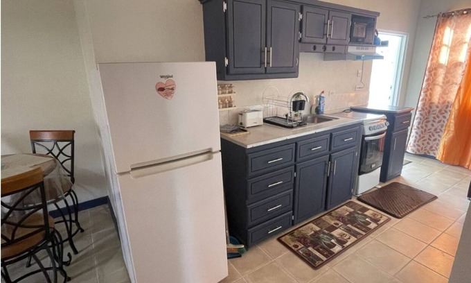 Bridgetown Apartment | 2-bedroom upstairs Apt in brilliant Bridgetown with WiFi, AC, full kitchen etc.
