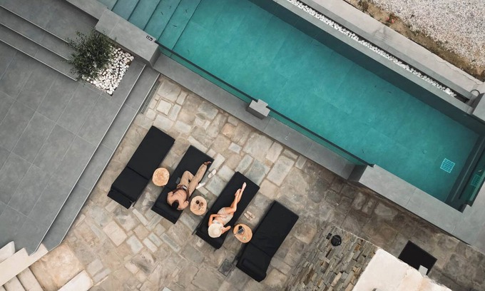 Paradise Apartment | 2 Bedroom Villa with Private Glass Pool & Shared Infinity Pool, Gym, Pool Bar