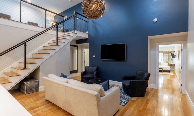 New Brighton Condo | 2 Bedrooms + Loft - Located in the Center of Town