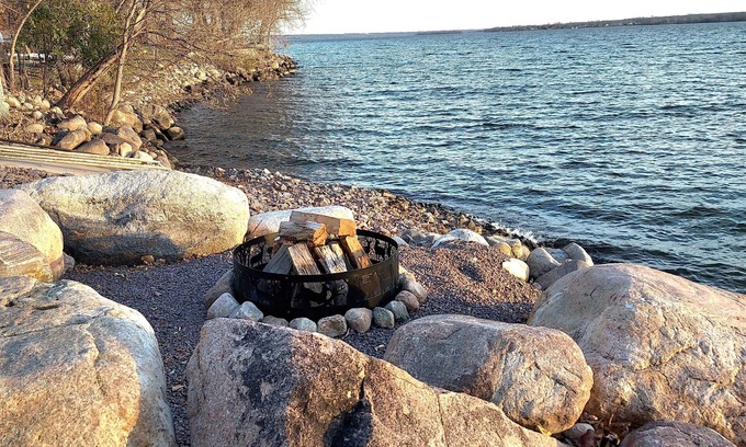 Ortonville Cabin | 2 BR. cabin w/150' lakeshore on Big Stone Lake. Property has gorgeous views!