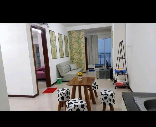 Pluit Apartment | 2 BR Jungle Decor Beautiful Sea View Fast Internet Top Of The Mall