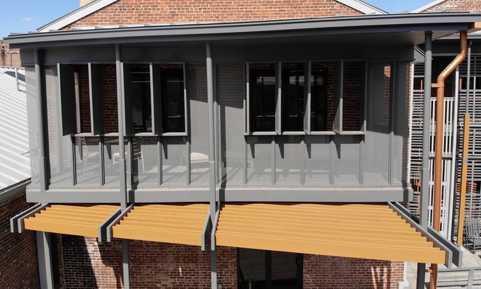Danville House | 2 BR luxury suite w/ screened in porch; walkable to bars and restaurants.