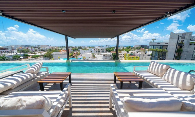 Centro Apartment | 2 BR - Rooftop with Ocean Views - At Arenis Condos
