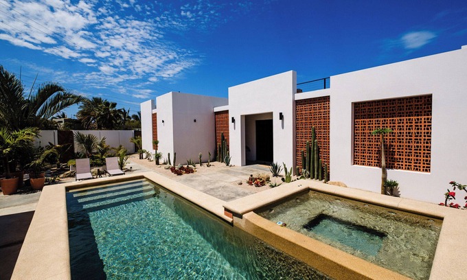 Todos Santos Villa | 2 BR Villa with Private Pool, Hot Tub, Fire Pit, 5-minute Walk to Beach