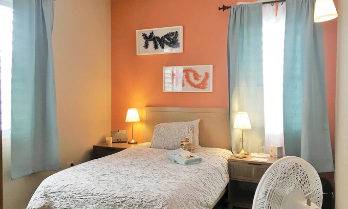Rio Piedras House | 2 Cozy Private Rooms in San Juan with Garden View
