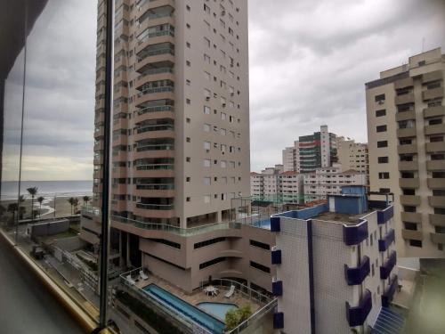 Aviacao Apartment | 2 dormitórios, sacada gourmet, Aviação,1 min a pé da praia