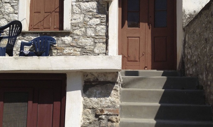 Marathokampos House | 2 floor apartment in picturesque village of Samos, great view.