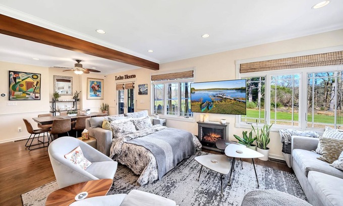 Highland Lake Apartment | 2 Lake Cabins Pool+hottub Game Room 23acs