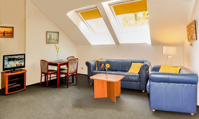 Ponitz am See Apartment | 2-room apartment no. 7, 35m², DG, east - Waldhaus Gronenberg
