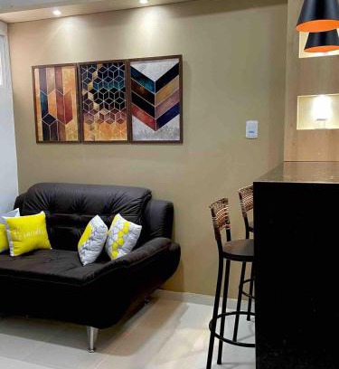 Fatima Apartment | 207 apto 2qtos Lindo com garagem 3km da COP 30 e 2km da Basilica Santuario facil acesso aos principais pontos turisticos