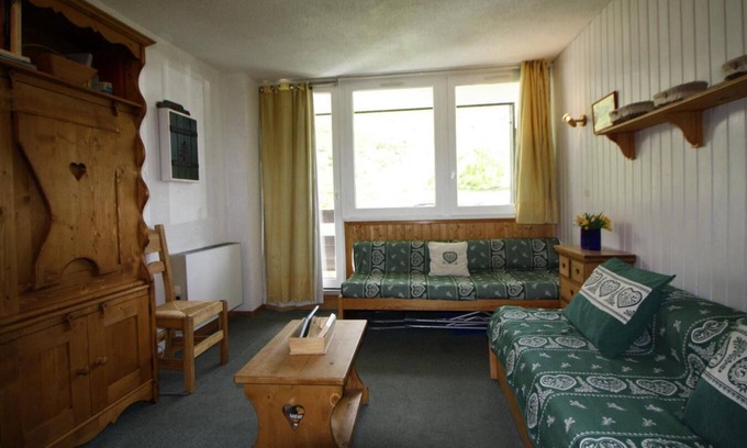 Le Lavachet Apartment | 20m from resort center, Ground floor, balcony, tv, ski locker, 24m², Tignes