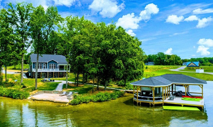 Mineral House | 250’ of Lakefront with Boat House & Private Beach