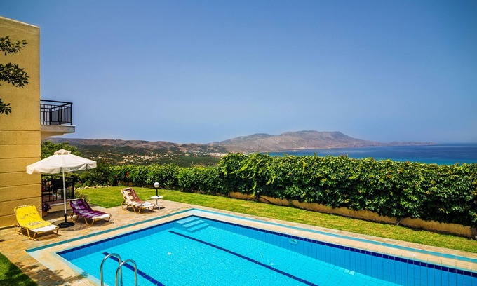 Kissamos Villa | 29|Two storey stone built House with Private Pool