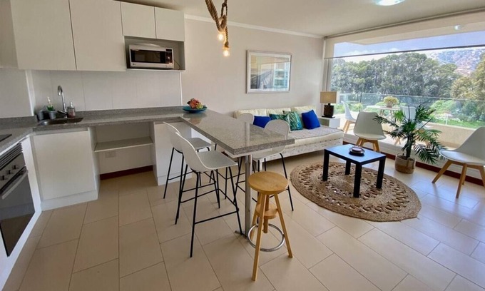 Papudo Apartment | 2BR/2BA Modern Apartment - Papudo Lagoon