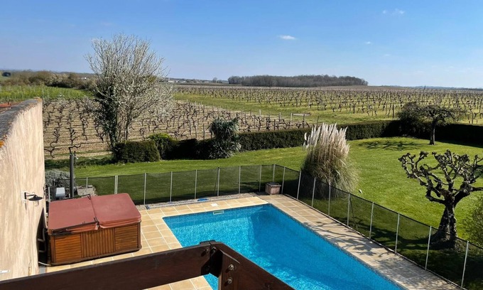 Nantille House | 3 Bed Gite with private pool & garden in Nantille