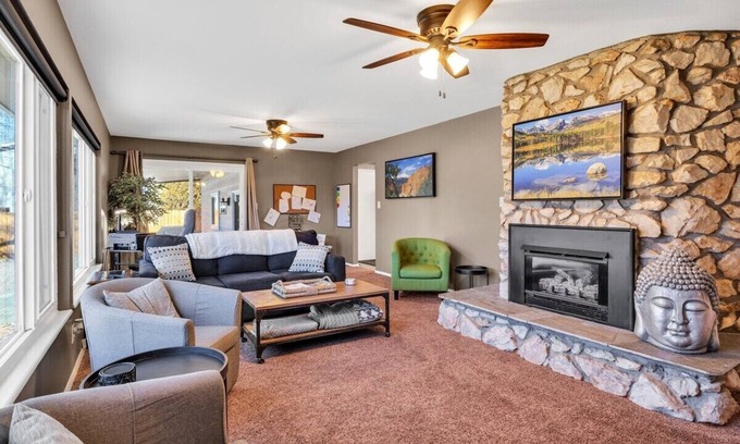 Canon City House | 3 bedroom, 2 bath, plus sofa sleeper, dog friendly w. fee, game room with pool table, air hockey, darts.