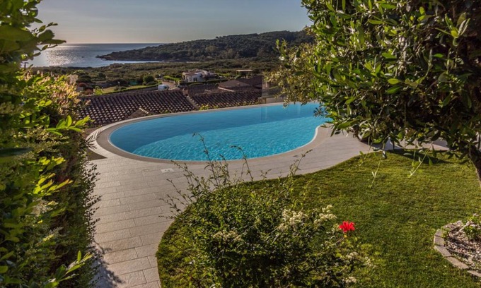 Luddui Villa | 3 bedrooms villa at San Teodoro 500 m away from the beach with sea view private pool and enclosed garden