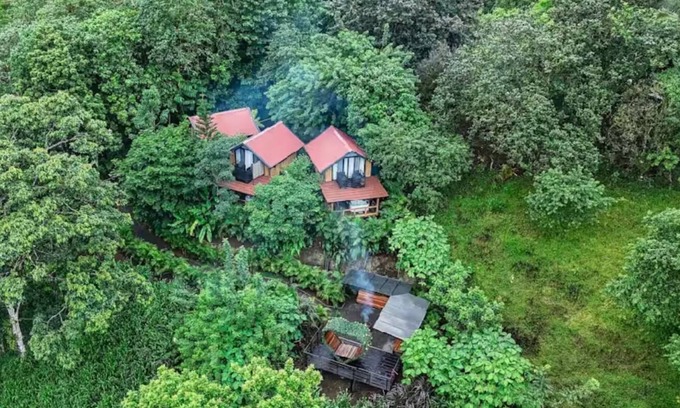 Monterrey Cabin | 3 identical units of cozy cabins near La Fortuna with AC, 3 hot tubs, pool, WiFi