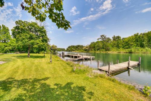 Waterloo Apartment | 3 Mi to Seneca Lake Couples Apt with River Access