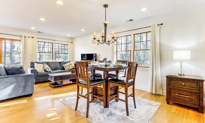 Mansfield Depot Apartment | < 3 Mi to UConn: Peaceful Home on Pine lake