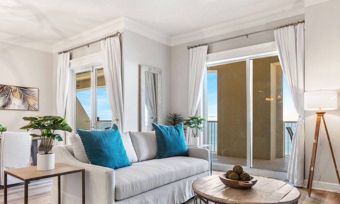 Panama City Beach Condo | 3 Sets of Beach Chairs! Penthouse Grand Panama 1-2102/Oceanfront/+Clean/Wifi