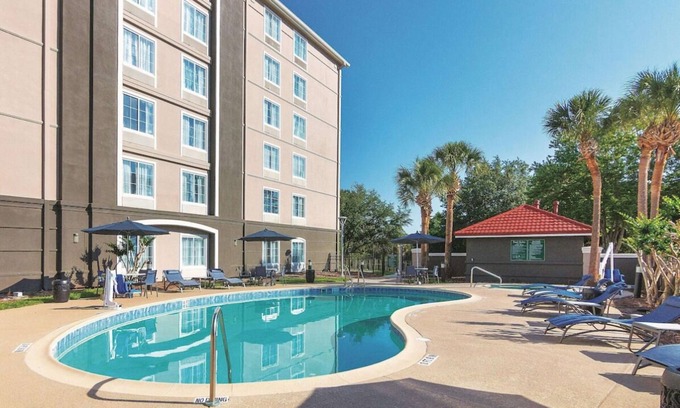 Orlando House | 3 x 2 Double Beds Mobility Accessible Rm at La Quinta Inn by Wyndham Orlando UCF