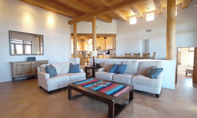 Nambe Pueblo House | 360° View Private Santa Fe Mountain Retreat