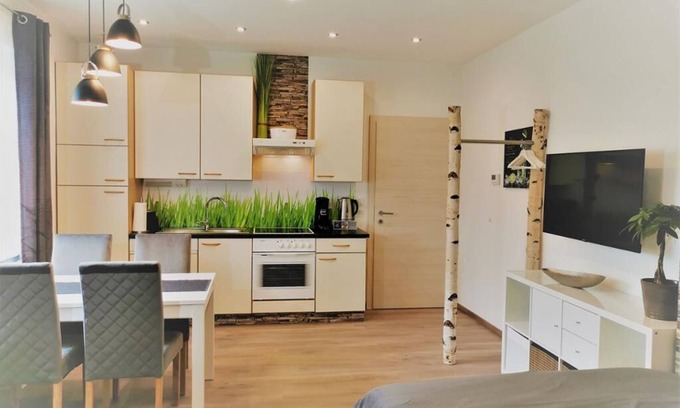 Waidhofen an der Thaya Apartment | 36sqm Apartment Sonne with private sauna and box-spring bed