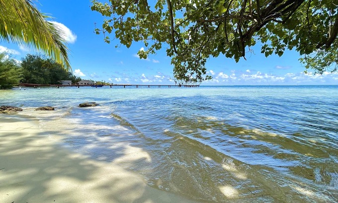 Maharepa Villa | 3BR 3BA private beach Villa w/kayaks +1-acre-tropical garden