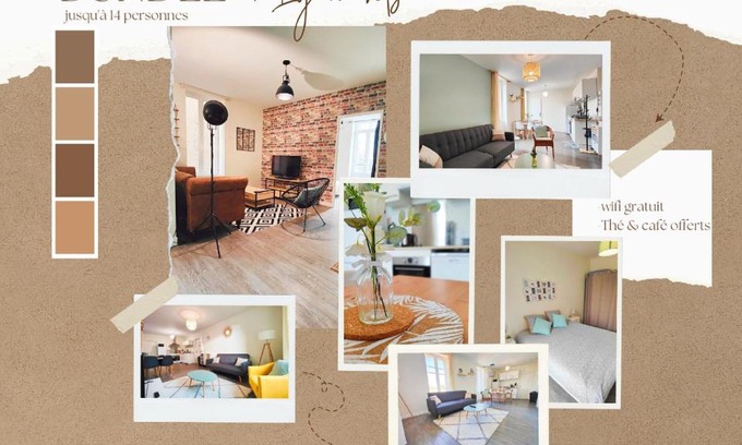 Riom Apartment | 4 en 1- jusqu'à 14 personnes