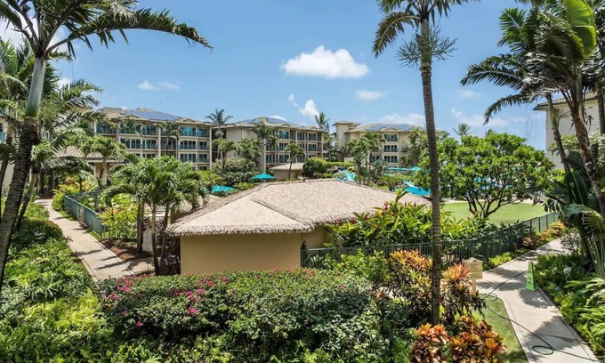 Wailua House | 4 x Partial Ocean View 1BR at Waipouli Beach Resort & Spa Kauai by Outrigger
