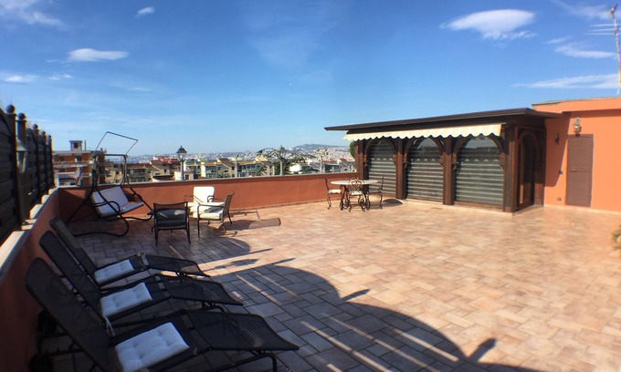 Portici Apartment | 42 sqm penthouse regardless large terrace 130 sqm panoramic