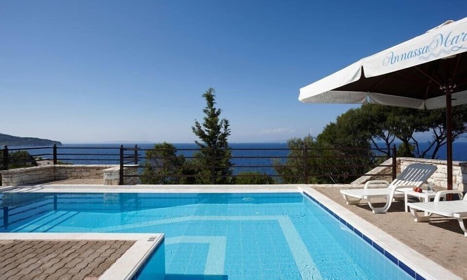 Gaios Villa | 4BR Sea View Villa with Private Pool